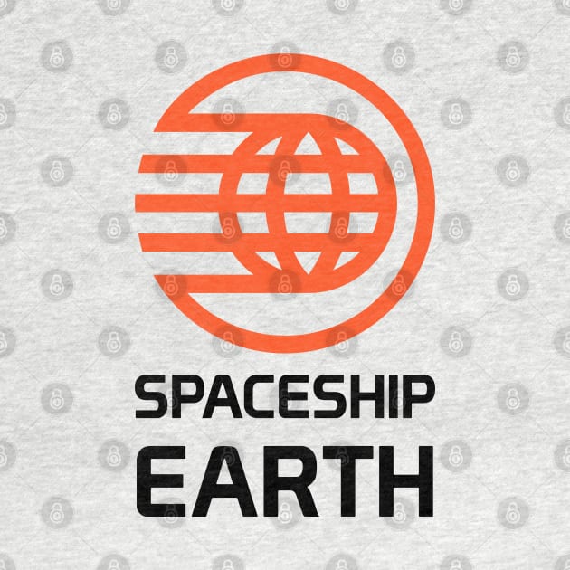 Spaceship Earth T-Shirt by GrizzlyPeakApparel